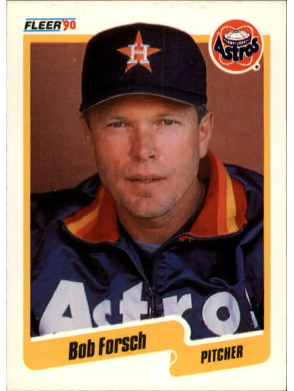 1990 Bob Forsch Fleer Baseball Card #231